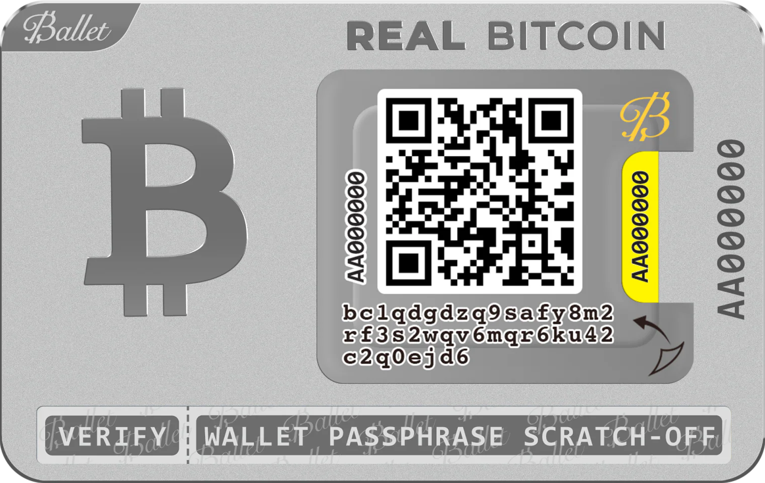 Ballet Physical Crypto Wallet